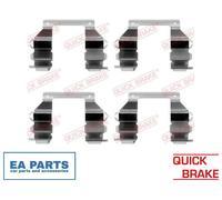 Accessory Kit, disc brake pads for MITSUBISHI MONTERO QUICK BRAKE 109-1103