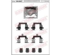 ACCESSORY KIT, DISC BRAKE PADS FOR NISSAN DUALIS QASHQAI QUICK BRAKE 109-0026