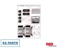 Accessory Kit, disc brake pads for NISSAN MISTRAL QUICK BRAKE 109-1836