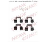 ACCESSORY KIT, DISC BRAKE PADS FOR OPEL ASTRA H QUICK BRAKE 109-1245