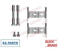 Accessory Kit, disc brake pads for PORSCHE CAYENNE QUICK BRAKE 109-1658