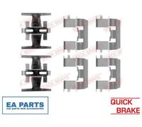 Accessory Kit, disc brake pads for ROVER 600 QUICK BRAKE 109-1208