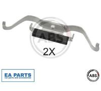 Accessory Kit, disc brake pads for VW EUROVAN T4 A.B.S. 1747Q