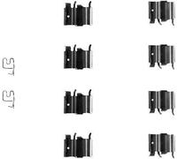 HELLA 8DZ 355 202-771 Brake pad fitting kit