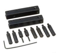 Accessory Kit for Digital Calipers with 8 For Measuring Heads and 2 Clamps for Internal and External Use
