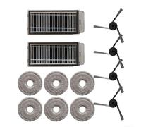 Accessory Kit for Dreame for x50 Master L50 for Pro for Ultra - 6 Silent Side Brushes 2 Washable Filters 4 Mop Pads