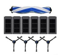 Accessory Kit for Ecovacs for deebot for x5 for omni for PRO - Roller Brush Nylon Side Brushes High Efficiency Filters(11pcs)