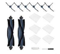 Accessory Kit for Eufy G50, L60, for HYBRID: 2 Main Brushes, 6 Side Brushes, 6 HEPA Filters, Screwdriver & Cleaning Brush