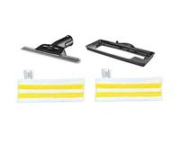 Accessory Kit for Kärcher SC Series - Window Squeegee Nozzle, Carpet Glider & Steam Mop Cloths for SC1/SC2/SC3/SC4/SC5 Steam Cleaners