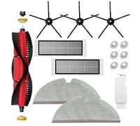 Accessory Kit for Xiaomi Roborock S5 Max S6 MaxV S50 S51 S55 S60 S65 S5 S6 Vacuum Cleaner, Replacement Parts for Roborock Main Brush HEPA Filter Side Brushes Wipes