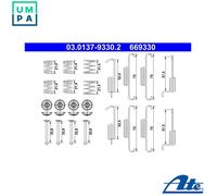 Brake shoe repair kit 03.0137-9330.2 ATE for KIA HYUNDAI