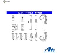 ATE 03.0137-9335.2 Brake shoe fitting kit