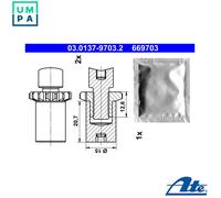 ATE 03.0137-9703.2 Brake shoe fitting kit