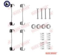 ACCESSORY KIT PARKING BRAKE SHOES 105-0619 FOR BMW M30B32 M30B32 3.2L 6cyl