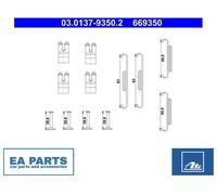 Accessory Kit, parking brake shoes for LAND ROVER ATE 03.0137-9350.2 TOP