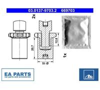 Accessory Kit, parking brake shoes for MAYBACH 57 62 ATE 03.0137-9703.2