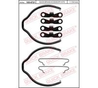 ACCESSORY KIT, PARKING BRAKE SHOES FOR VOLVO 740 760 780 QUICK BRAKE 105-0721