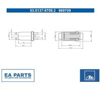 Accessory Kit, parking brake shoes for VW CRAFTER ATE 03.0137-9709.2