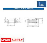 ACCESSORY KIT, PARKING BRAKE SHOES FOR VW CRAFTER ATE 03.0137-9709.2