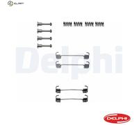 Rear Parking Brake Shoes Accessory Kit Delphi LY1163 Fits BMW 3 Series