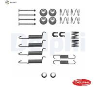 Delphi Accessory Kit LY1406 - Parking Brake Shoes for Opel Frontera A, Frontera A Sport & Campo