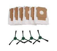 Accessory Kit With Four Side Brushes Plus Six Dust Bags Compatible With For Roomba Max 705 For Combo And 706 For Combo For Effective Floor Maintenance And Clog Resistant Performance In Home(14pcs)