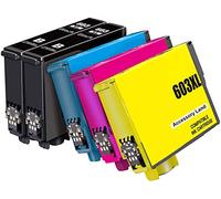 Accessory Land 603XL Ink Cartridges Replacement for Epson 603 XL Ink for Use with Epson Expression Home XP-3100 XP-4100 XP-2100 XP-2105 XP-3105 XP-4105, Epson Workforce WF-2810 WF-2830 WF-2835 WF-2850