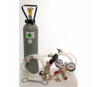 Accessory package 2 with flat fitting, 10mm Beer hose, 2.0 kg CO2 for 1-line ta