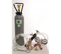 Accessory package for Kontakt 2-line with 2x 5 litre adapter, high quality metal design with beer tap and 2 kg Co2 bottle