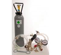 Accessory package for Kontakt 2-line with 2x 5 litre adapter, high quality metal design with beer tap without Co2 bottle