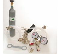 Accessory package with keg coupler type A, 7mm beer hose and 0,5 kg CO2 bottle