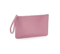 BagBase BG750 Boutique Accessory Pouch - Premium Leather-Look PU - Essential for Travel & Cosmetic - Dusky Pink