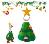 Accessory Pour Animal De Bureau | Déguisement De Noël Miniature 18 cm En Velours Léger | Décoration Festive Pour Table, Cheminée, Étagère, Bibliothèque, Porche, Pour Enseignants, Élèv