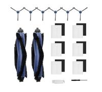Accessory Set Compatible For Eufy G50/G50 Hybrid/L60/L50-2 Main Brushes, 6 Side Brushes, Filter With Sponge Replacement Parts