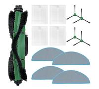 Accessory Set for iRobot Roomba Combo Essential Y0110 / Y0112, 1 Main Brush, 4 Wipes, 4 Filters, 4 Side Brushes