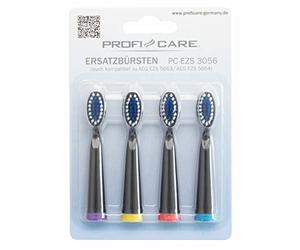 Accessory Set for PC-EZS 3056 Toothbrushes Blister Pack of 4
