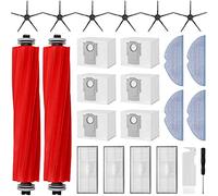 Accessory Set for Roborock S7 Pro Ultra/S7 Max Ultra/S7 MaxV Ultra, oGoDeal 6 x Dust Bags 2 x Main Roller Brushes 6 x Side Brushes 4 x Filters 4 x Mop Wipes 1 x Brush, Robot Vacuum Cleaner Replacement
