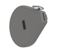 Accessory Storage Box for Earbuds and Small Gear, Hard Shell Hinged Lid Case with Interior Posts and Side Loop for on the Go Organization Hinged Lid Organizers with Side Loop for Desk Storage