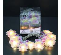 Accessotech 10 Teddy Bear Animal Shaped 135Cm String Lights Battery Operated Led Fairy Lights