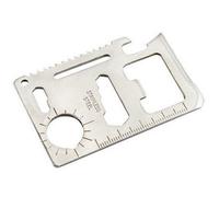 Accessotech 11-In-1 Outdoor Survival Multi Function Tool Stainless Steel Pocket Camping Gear Emergency Gadget