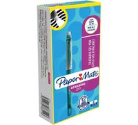 Accessotech 12 Paper Mate Turquoise Erasable Gel Pens Pack Smooth Writing Retractable Pens