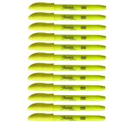 Accessotech 12 Sharpie Accent Pocket Highlighters Yellow Chisel Tip Quick Dry Marker Pack