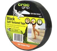 Accessotech 12X Croc Grip 5M Black Anti-Slip Tape Roll 25mm Heavy Duty Safety Grip Tape