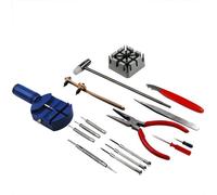 Accessotech 16 Piece Watch Repair Kit Set & Wrist Strap Adjust Pin Tool Kit Back Remover Fix