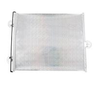 Accessotech 2 x Silver Car Window Sun Shade Roller Blind Screen Protector Large Protection Children