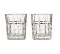 Accessotech 2X Alpina Crystaline 320Ml Glass Tumblers Durable Crystal Glasses For Water Juice And Soft Drinks