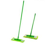 Accessotech 3-Pack Green Replacement Spin Mop Heads For Cleaning
