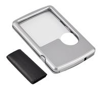 Accessotech 3X & 6X Illuminated Double Magnifying Glass Pocket Magnifier Large