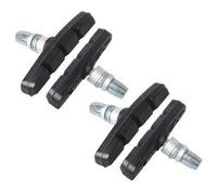 Accessotech 4 Pack Bicycle Brake Blocks V-Brake Pads Rubber & Metal Alloy 70mm