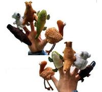 Accessotech 5-Piece Australian Theme Finger Puppet Set Soft Plush Storytelling Toy For Kids